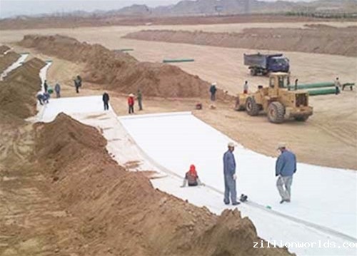 甘肃白银人工湖项目施工